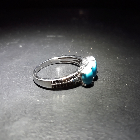 Natural Sleeping Beauty Turquoise Ring B10 - Picture 5 of 5